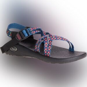 Chaco ZX1 Women’s Sandals Classic Burst Blue Pink Strappy Hiking Water Shoes 6